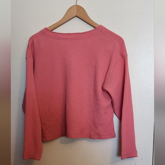 Victoria's Secret Pink Waffle Knit Cardigan with Classic Fit - Picture 5 of 5